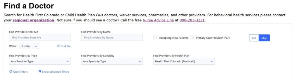 Colorado Medicaid Provider Lookup